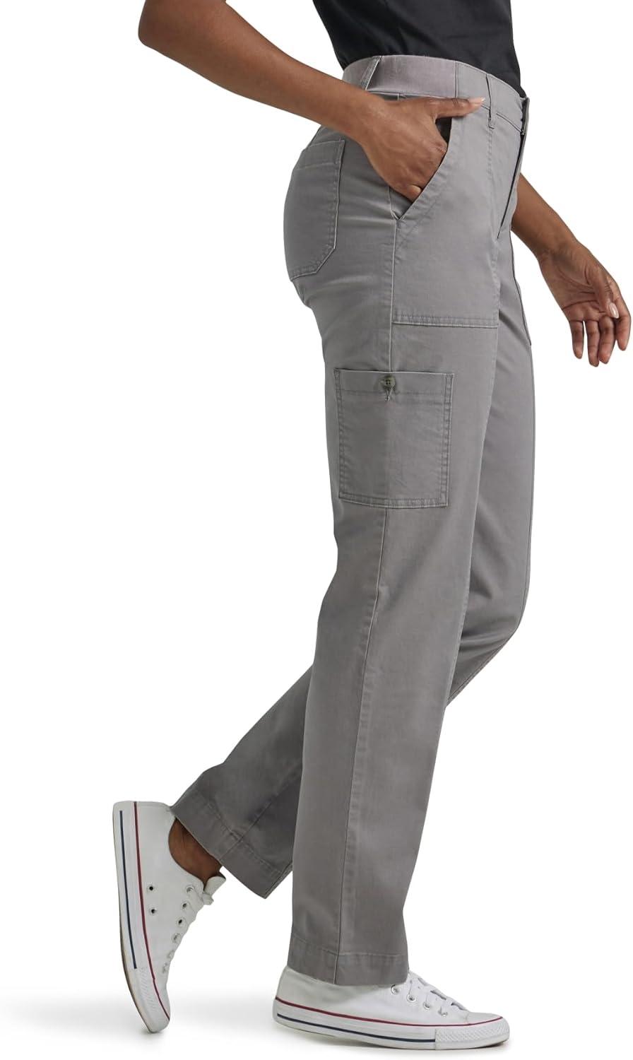 imageLee Womens Petite Ultra Lux Comfort with Flextogo Utility PantHd Gray