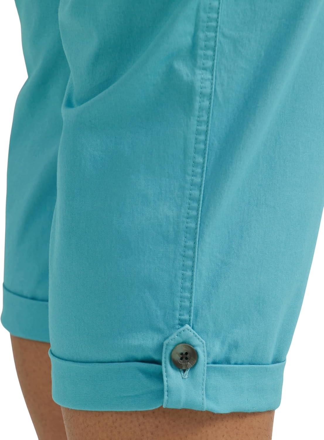 imageLee Womens Plus Size Flextogo MidRise Relaxed Fit Cargo Capri PantBay Blue