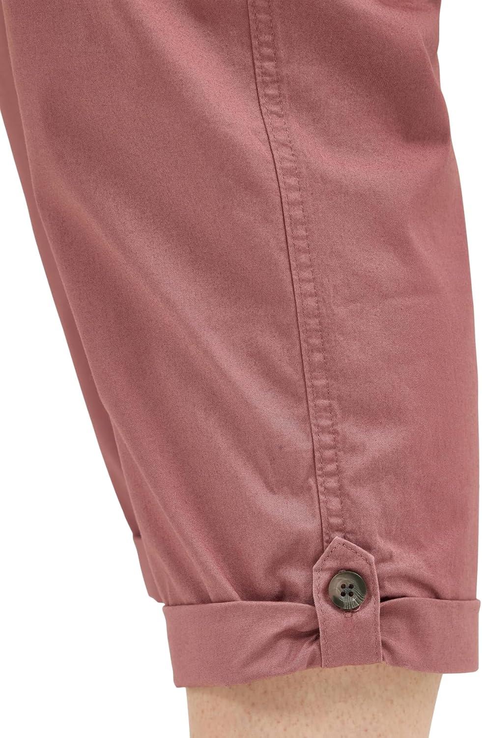 imageLee Womens Plus Size Flextogo MidRise Relaxed Fit Cargo Capri PantHenna