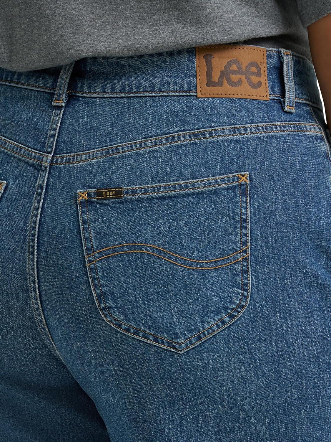 imageLee Womens Plus Size Legendary 26 Wide Leg Crop JeanEat It Up