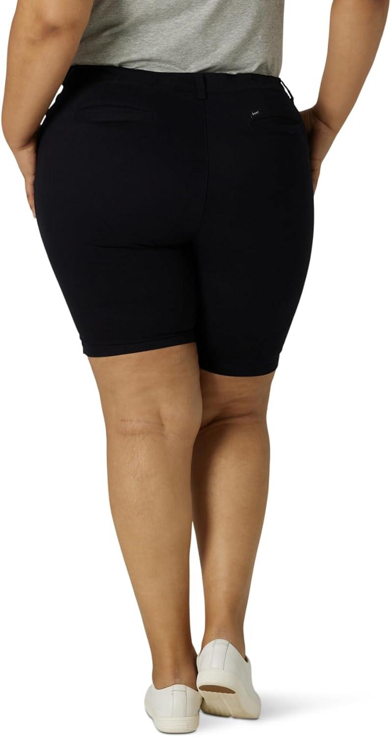imageLee Womens Plus Size Legendary 9 Chino Bermuda ShortBlack