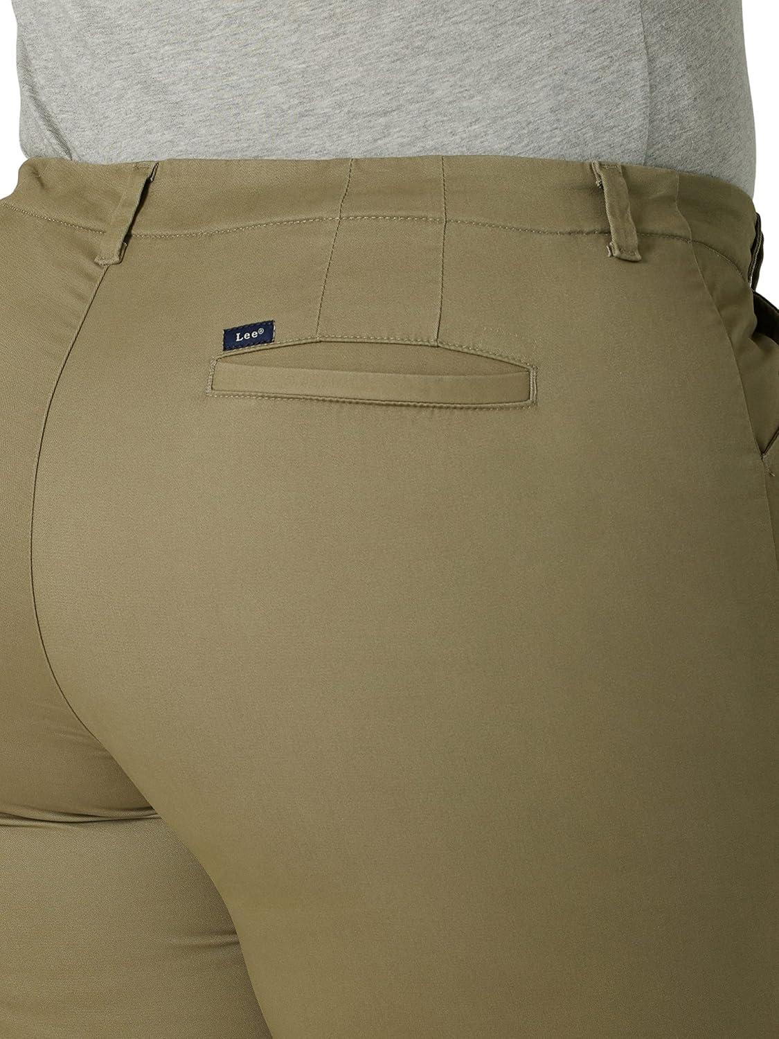 imageLee Womens Plus Size Legendary 9 Chino Bermuda ShortDeep Lichen Green