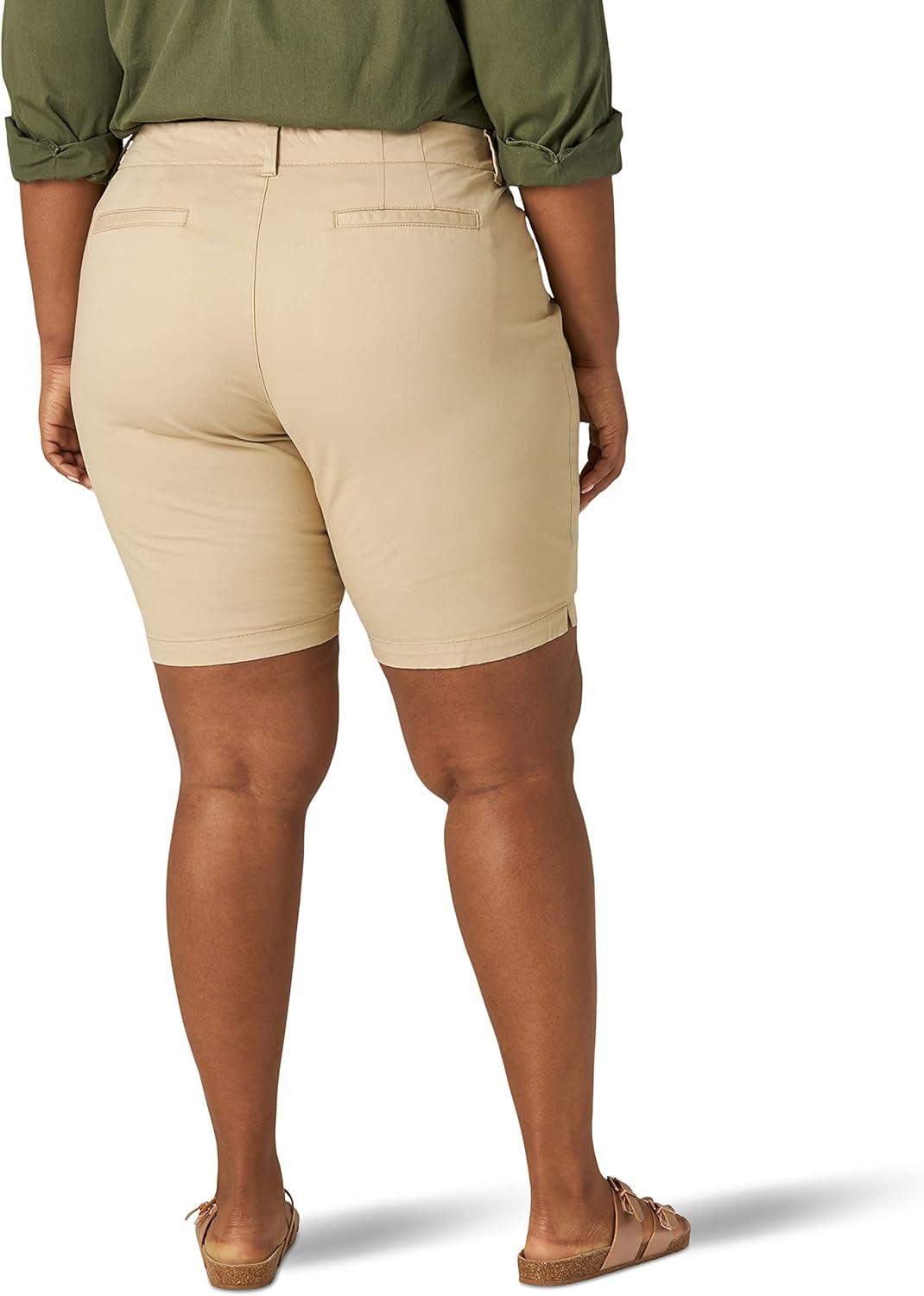 imageLee Womens Plus Size Legendary 9 Chino Bermuda ShortSafari