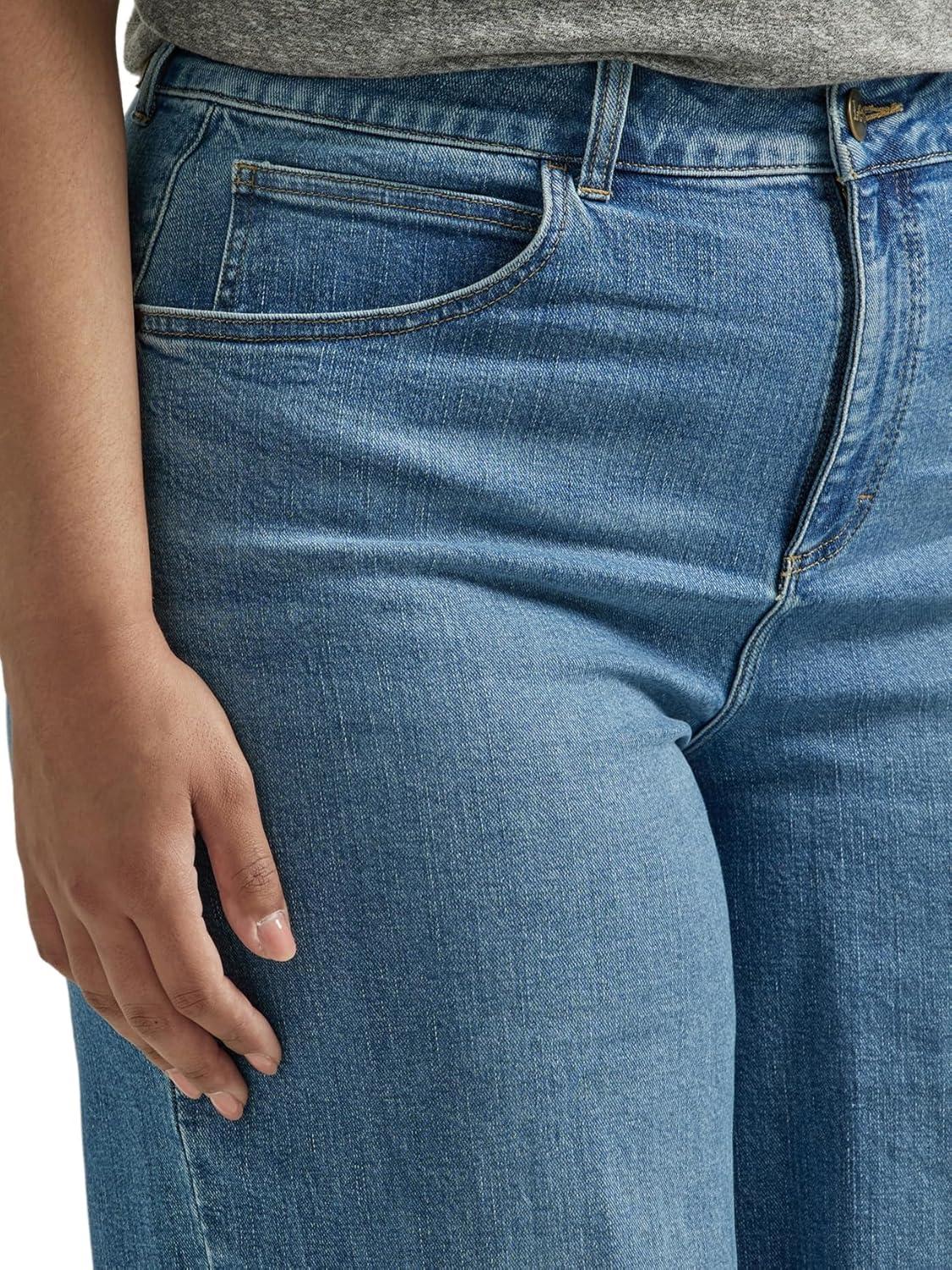 imageLee Womens Plus Size Legendary High Rise Trouser JeansElevated Retro