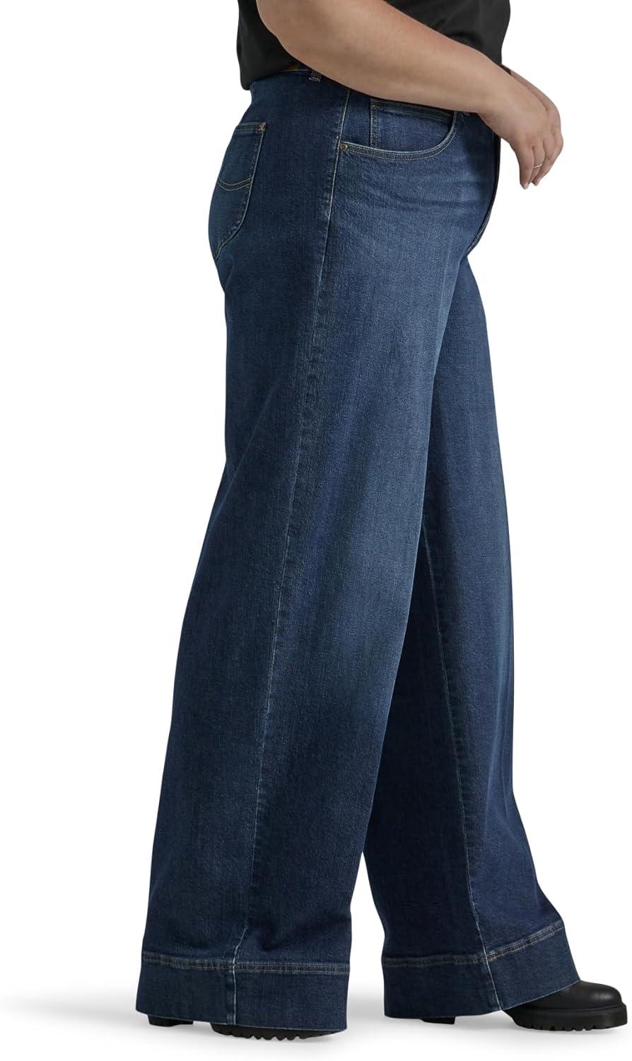 imageLee Womens Plus Size Legendary High Rise Trouser JeansInner Strength