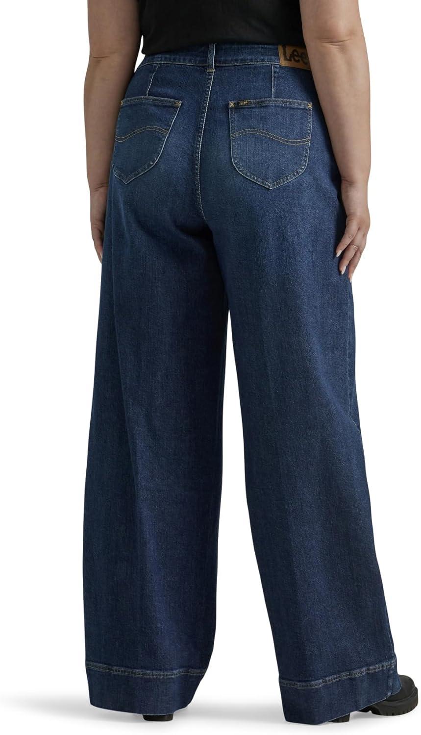 imageLee Womens Plus Size Legendary High Rise Trouser JeansInner Strength