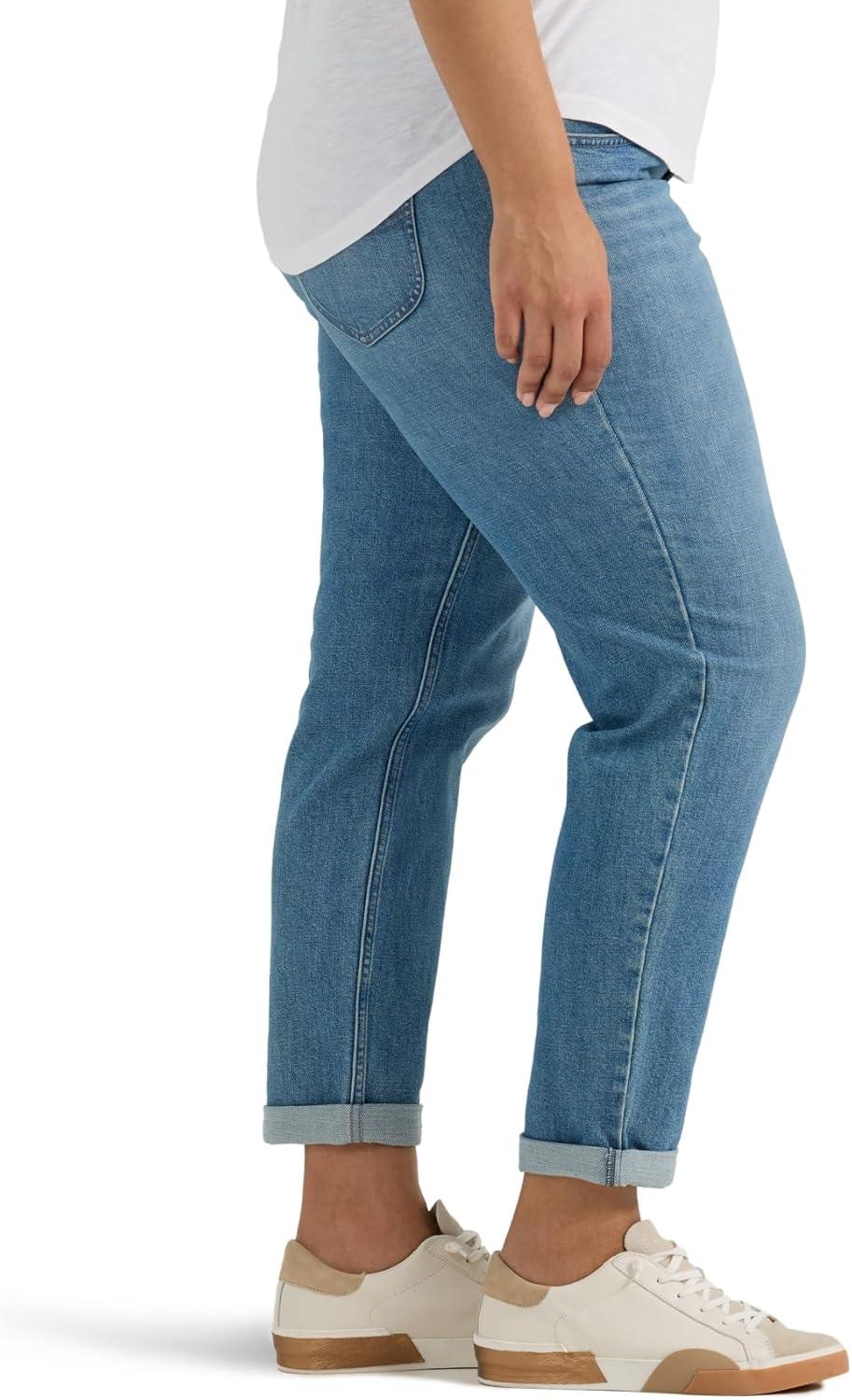 imageLee Womens Plus Size Legendary Mid Rise 90s Taper JeanLesson Learned