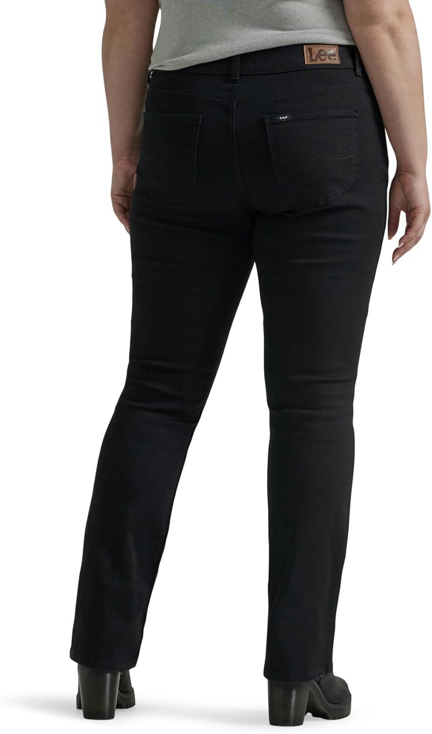 imageLee Womens Plus Size Legendary Mid Rise Bootcut JeanBlack
