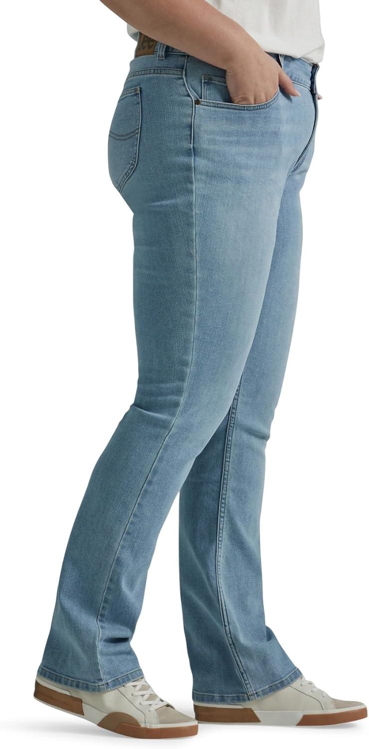 imageLee Womens Plus Size Legendary Mid Rise Bootcut JeanSkygazing