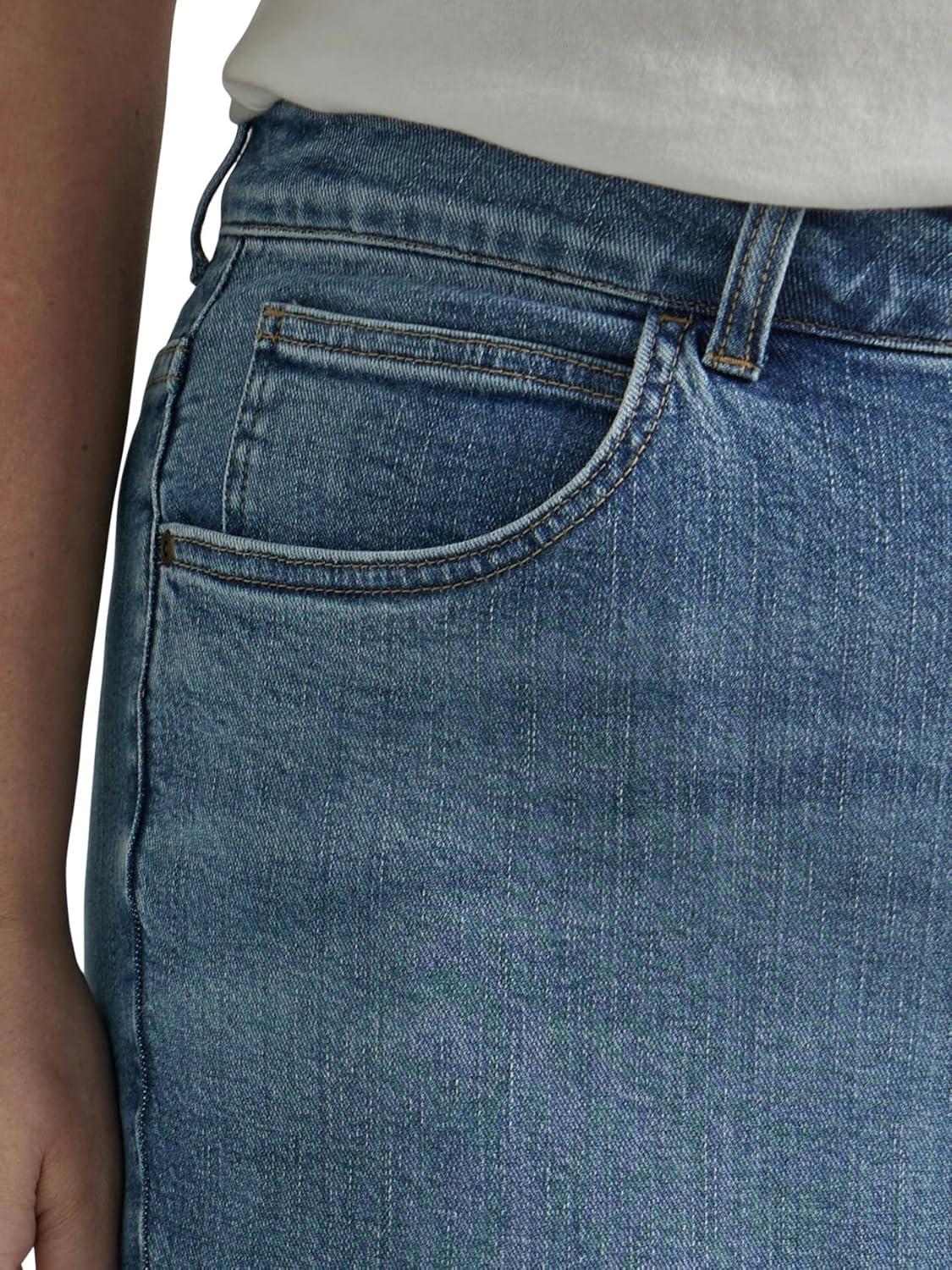 imageLee Womens Plus Size Legendary Mid Rise Flare JeanElevated Retro