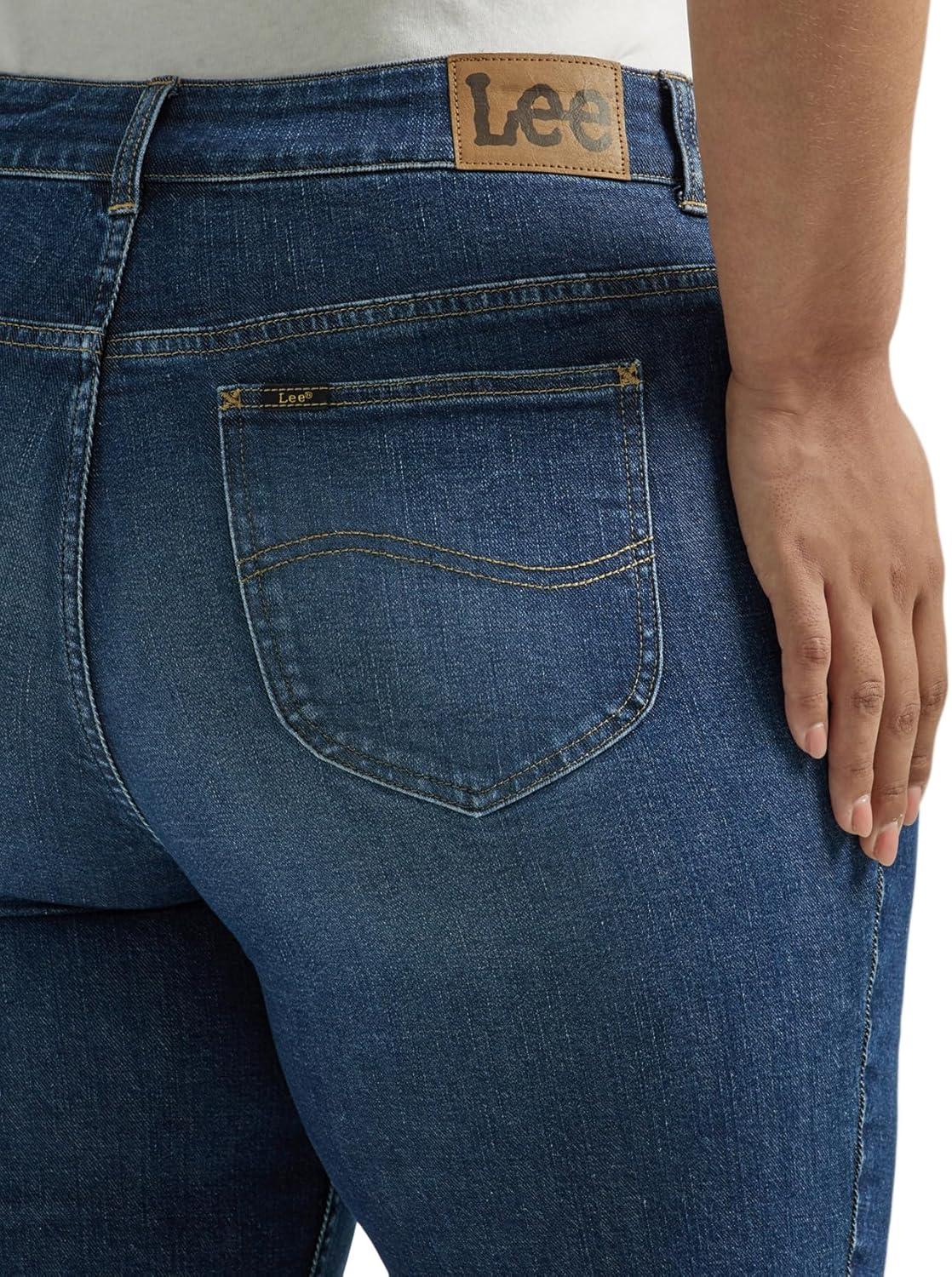 imageLee Womens Plus Size Legendary Mid Rise Flare JeanInner Strength