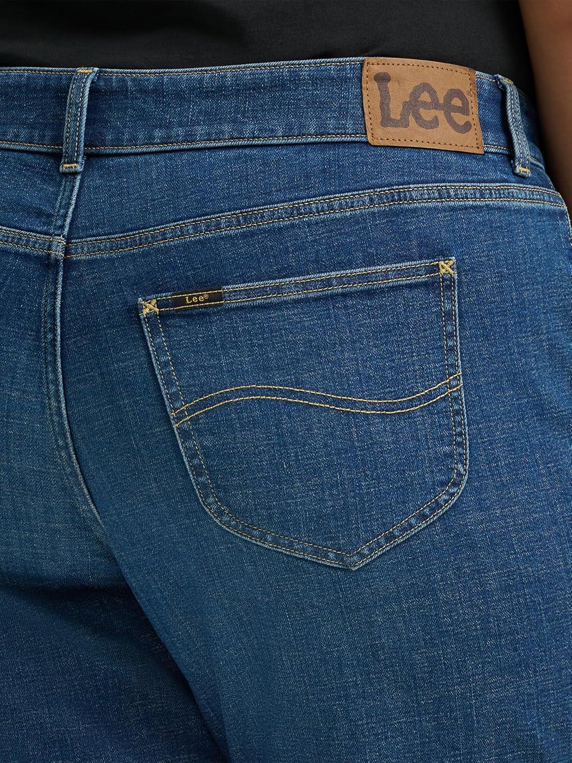 imageLee Womens Plus Size Legendary Relaxed Bermuda ShortCalm Lake