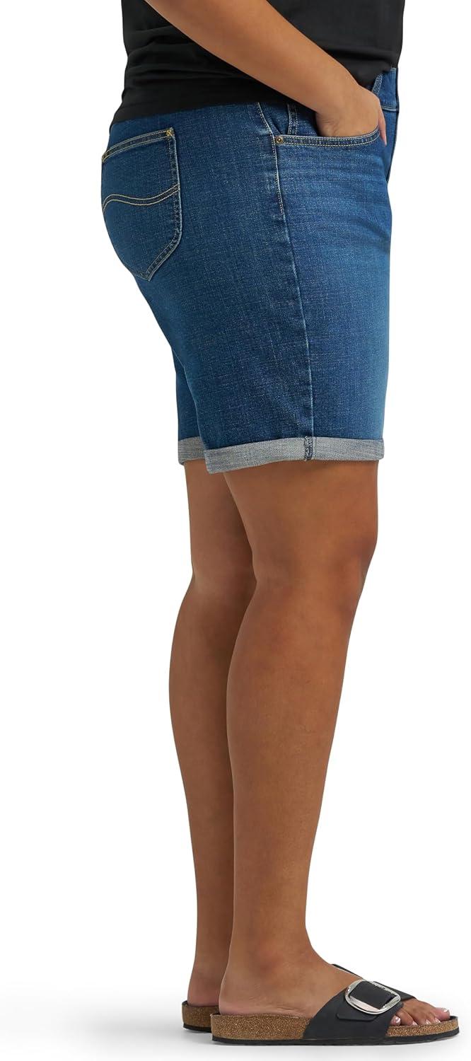 imageLee Womens Plus Size Legendary Relaxed Bermuda ShortCalm Lake