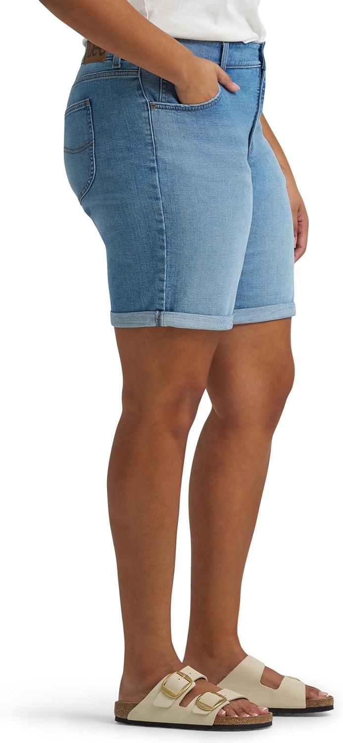 imageLee Womens Plus Size Legendary Relaxed Bermuda ShortTurning Tide