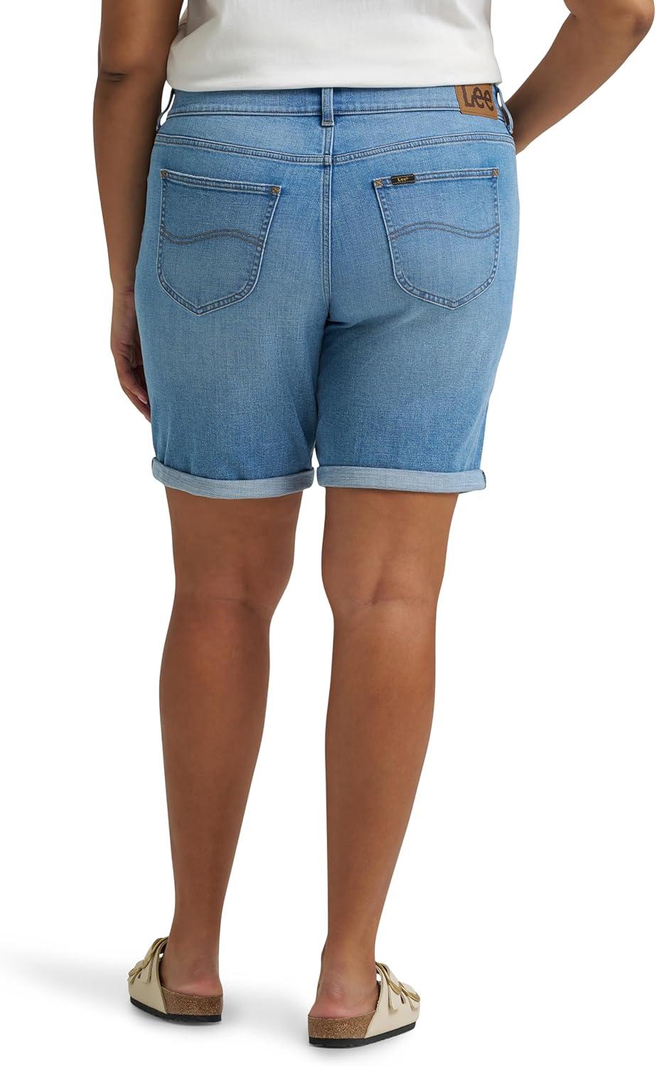 imageLee Womens Plus Size Legendary Relaxed Bermuda ShortTurning Tide