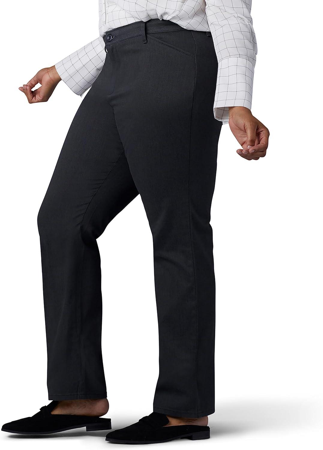 imageLee Womens Plus Size Relaxed Fit All Day Straight Leg PantCharcoal Heather