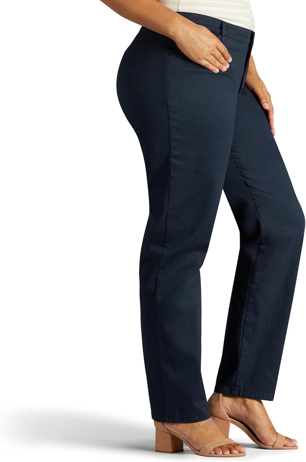 imageLee Womens Plus Size Relaxed Fit All Day Straight Leg PantImperial Blue