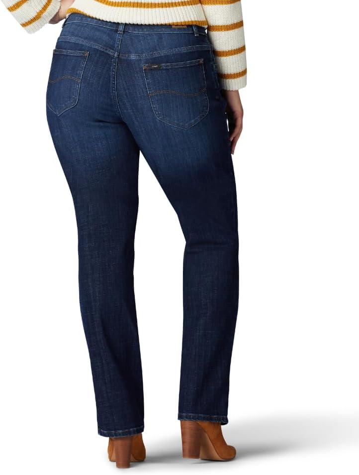 imageLee Womens Plus Size Relaxed Fit Straight Leg JeanBewitched