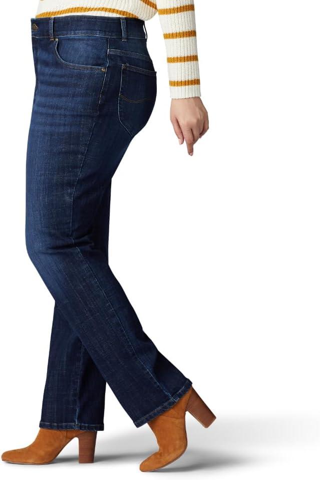imageLee Womens Plus Size Relaxed Fit Straight Leg JeanBewitched