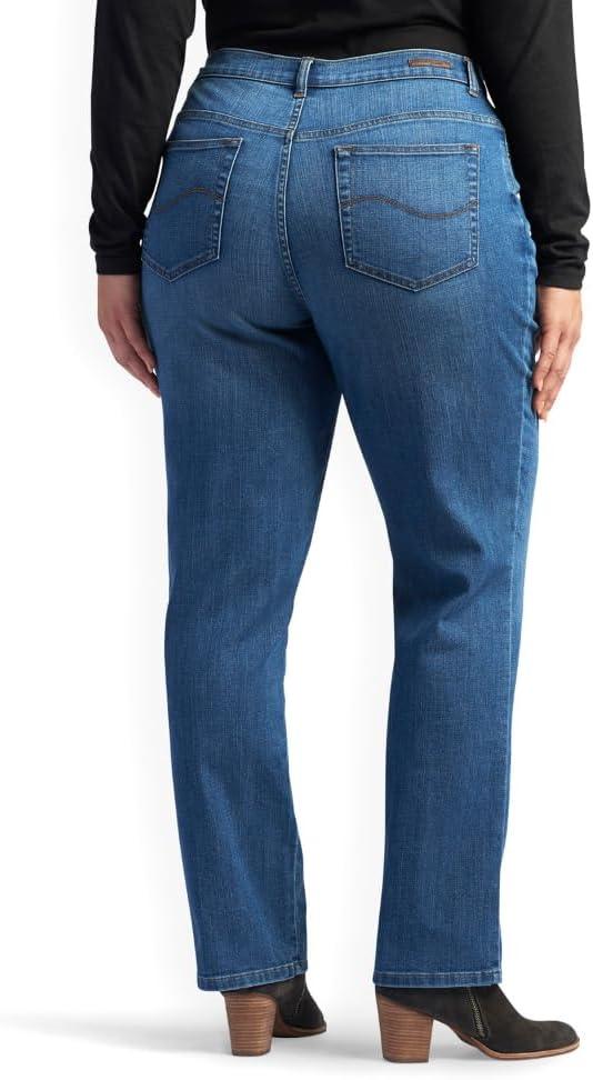 imageLee Womens Plus Size Relaxed Fit Straight Leg JeanMeridian