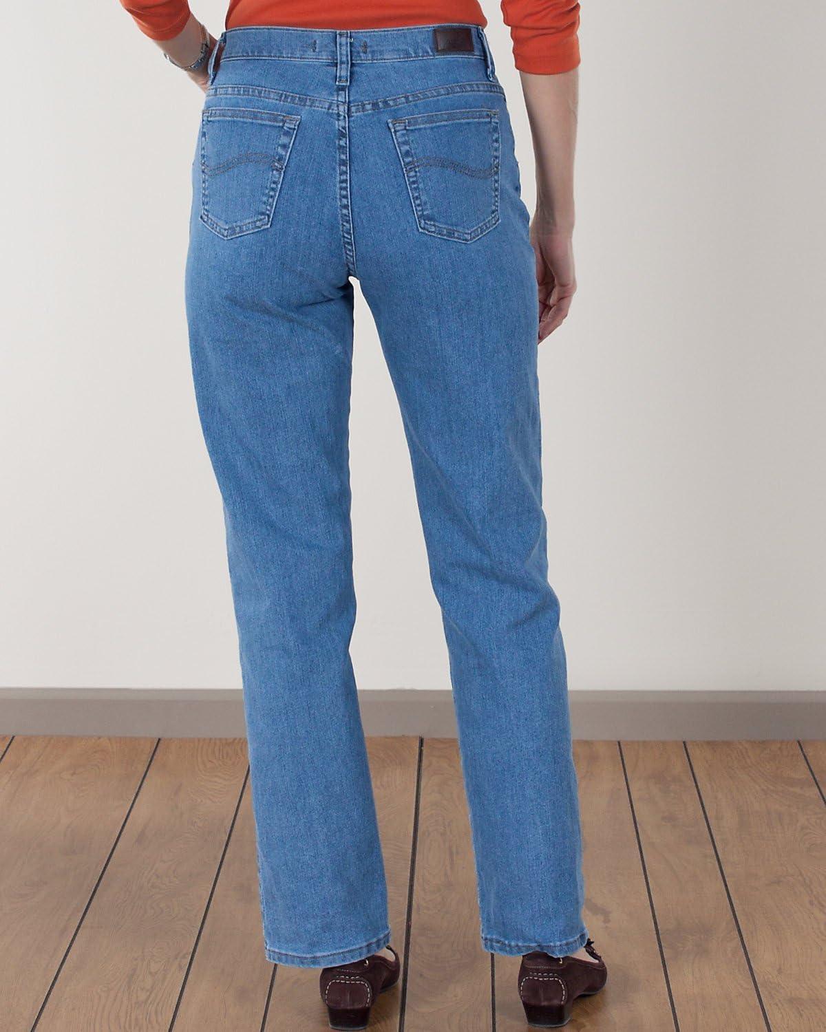 imageLee Womens Plus Size Relaxed Fit Straight Leg JeanPremium Stonewash
