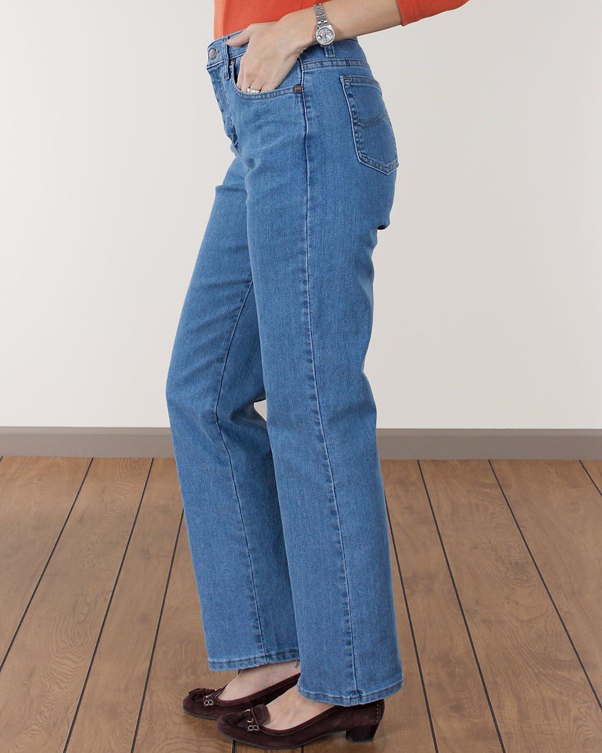 imageLee Womens Plus Size Relaxed Fit Straight Leg JeanPremium Stonewash