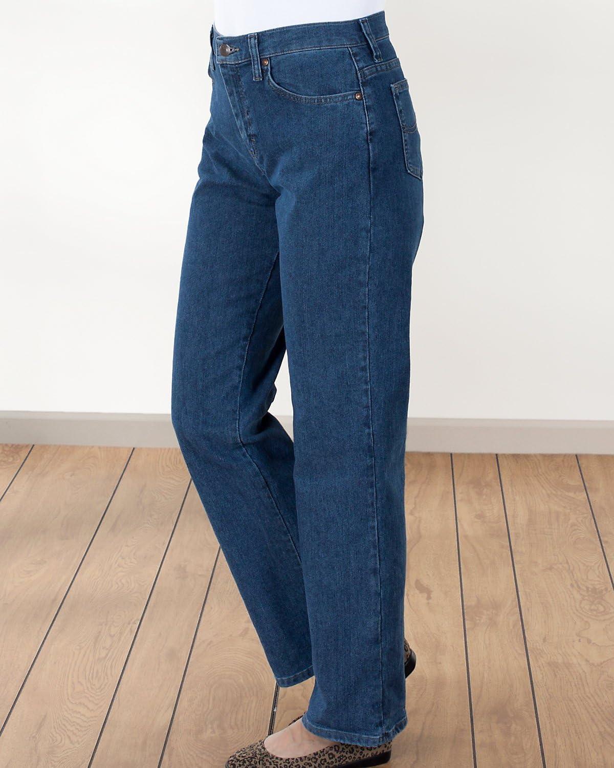 imageLee Womens Plus Size Relaxed Fit Straight Leg JeanPremium Stonewash