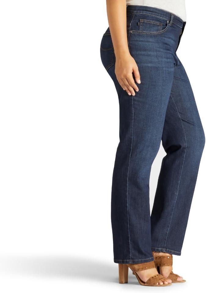imageLee Womens Plus Size Relaxed Fit Straight Leg JeanVerona