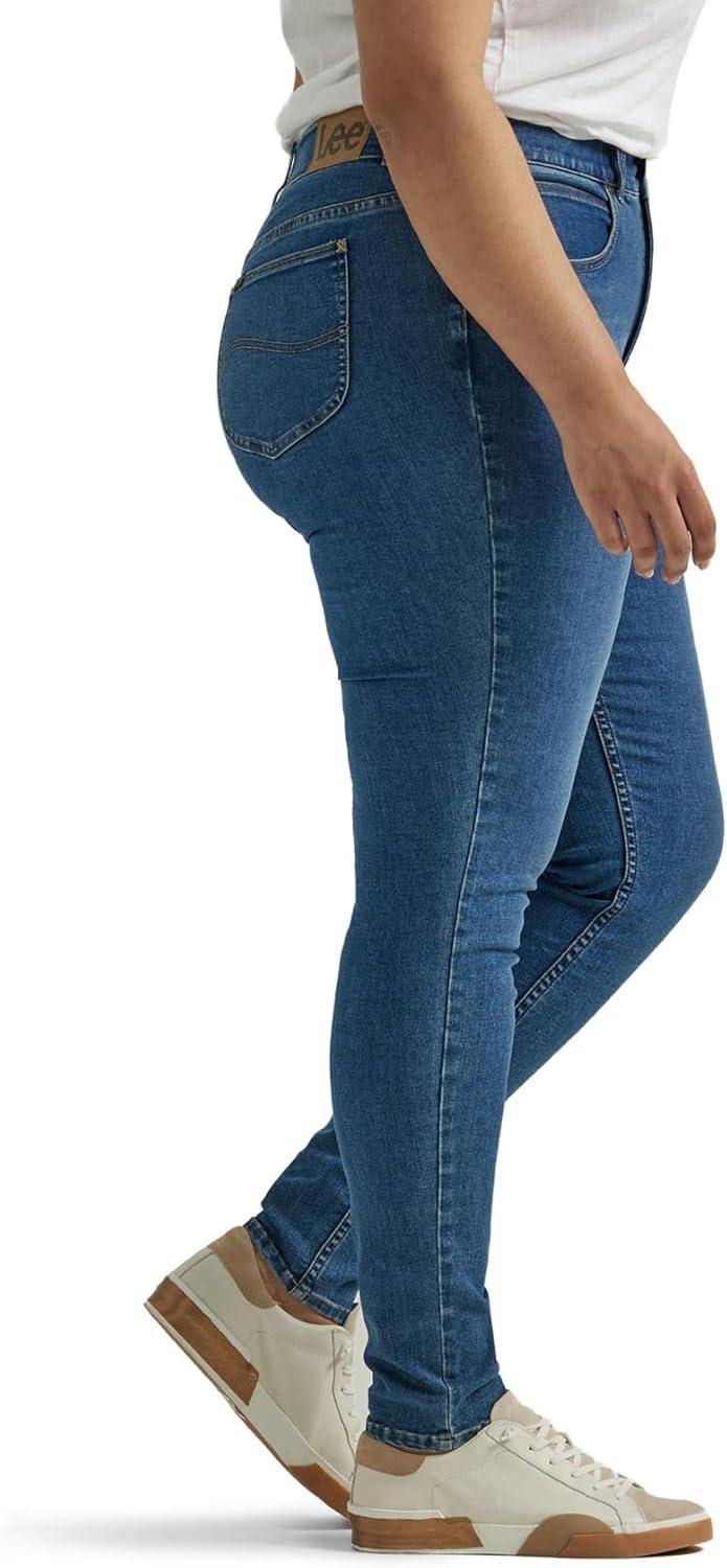 imageLee Womens Plus Size Ultra Lux Comfort with Flex Motion Skinny Leg Jean with Ever FitBlue Format