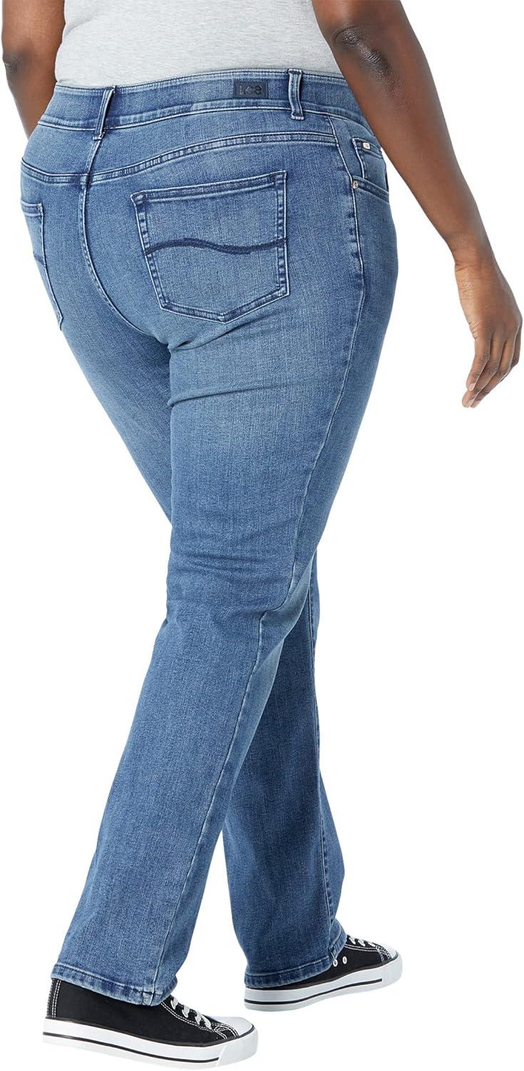 imageLee Womens Plus Size Ultra Lux Comfort with Flex Motion Straight Leg JeanEvolve