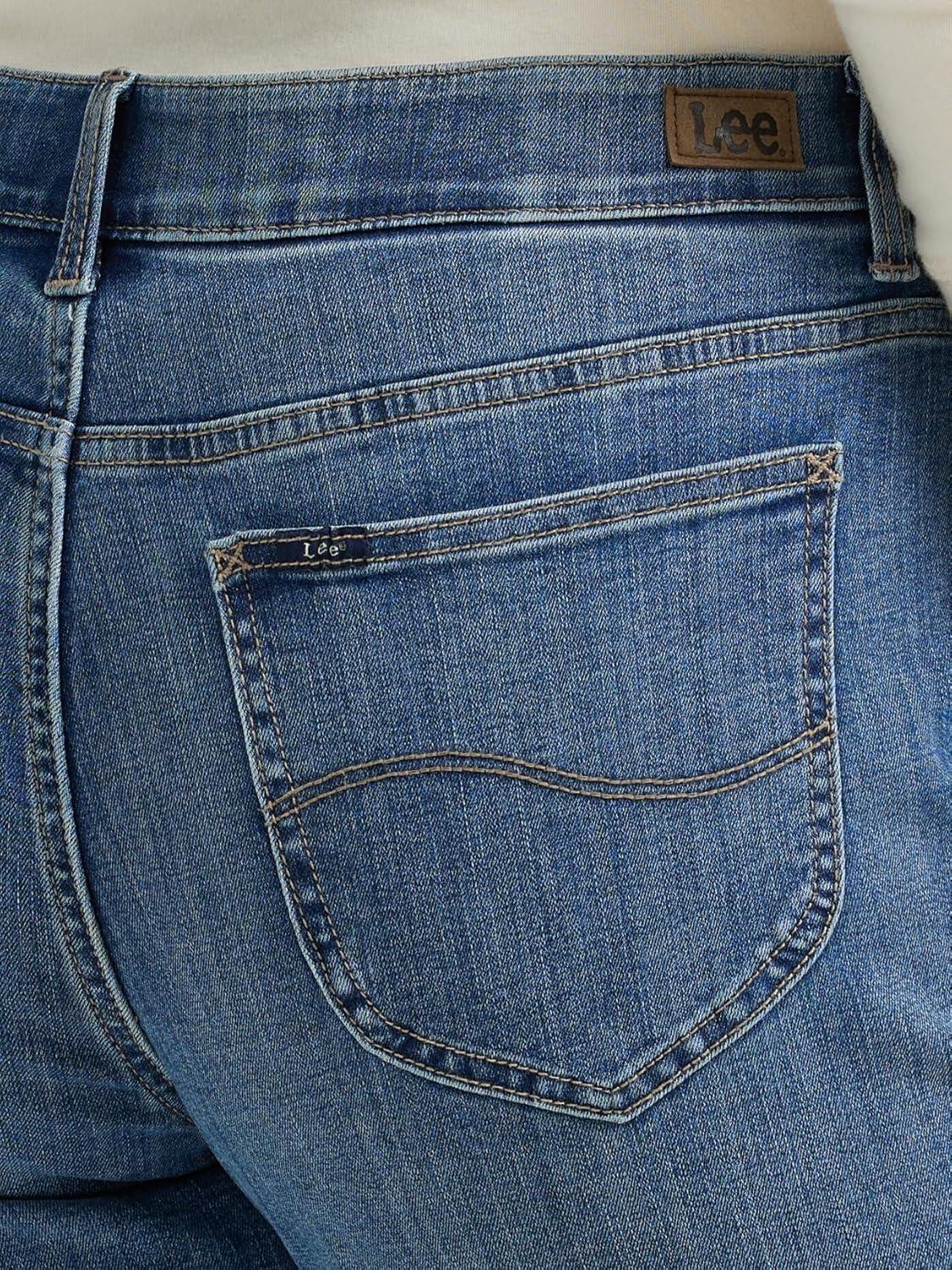 imageLee Womens Plus Size Ultra Lux Comfort with Flex Motion Straight Leg JeanJuniper