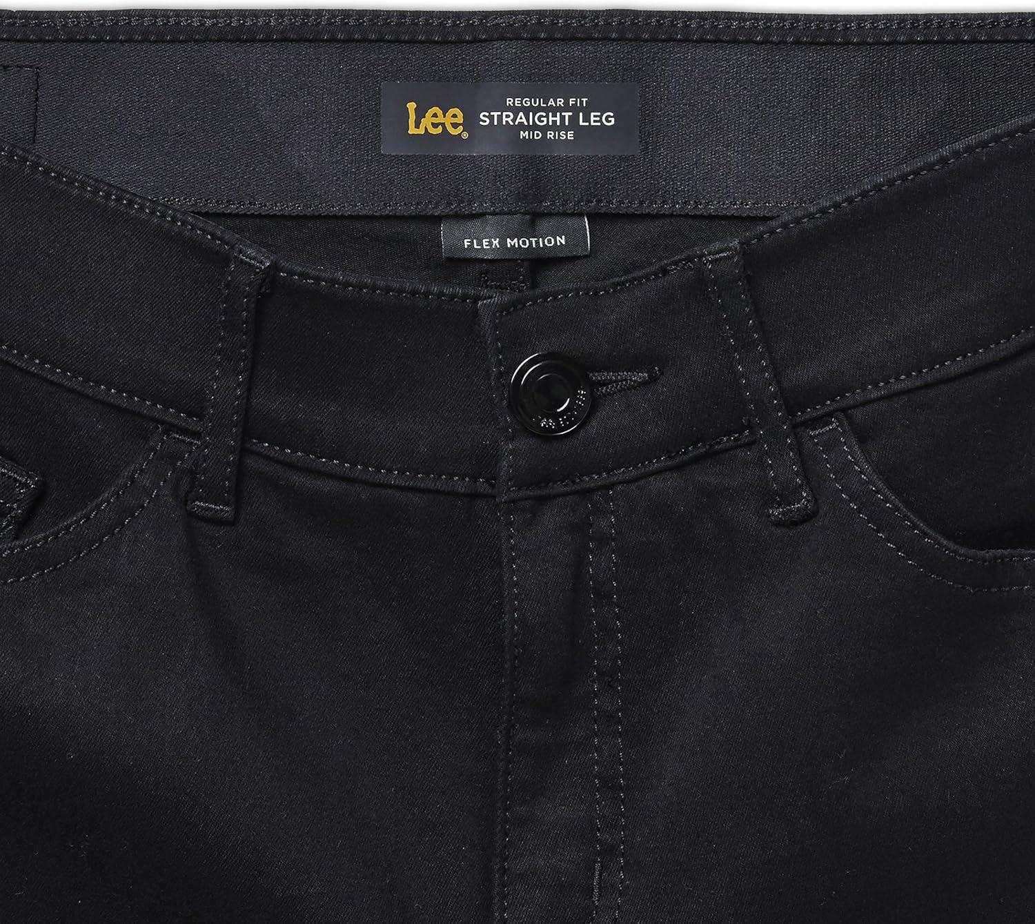 imageLee Womens Plus Size Ultra Lux Comfort with Flex Motion Straight Leg JeanRoyal Skyline