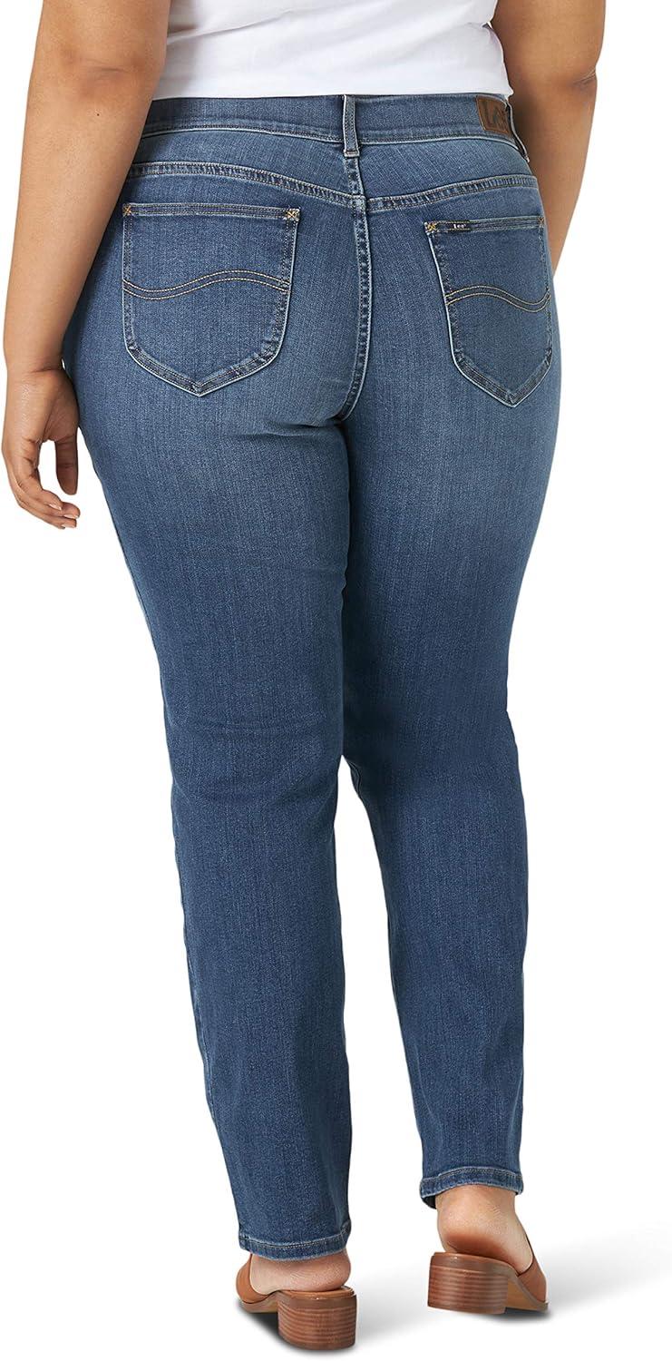 imageLee Womens Plus Size Ultra Lux Comfort with Flex Motion Straight Leg JeanSeattle