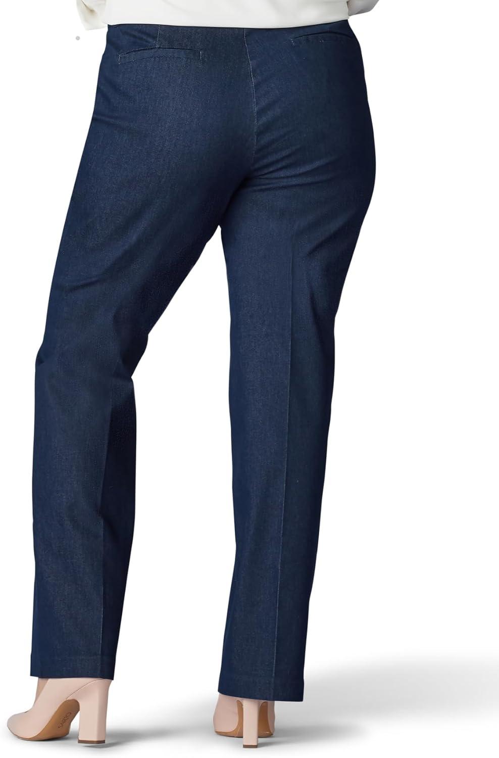 imageLee Womens Plus Size Ultra Lux Comfort with Flex Motion Trouser PantIndigo Rinse