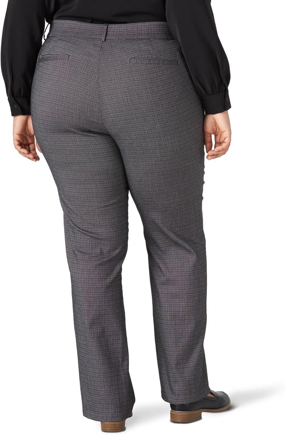 imageLee Womens Plus Size Ultra Lux Comfort with Flex Motion Trouser PantRockhill Plaid