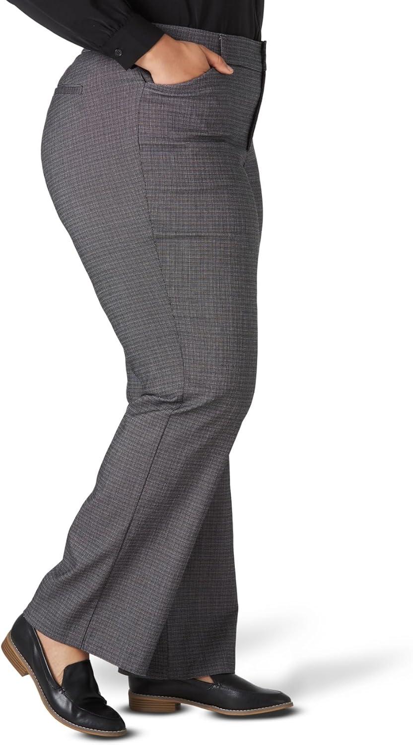 imageLee Womens Plus Size Ultra Lux Comfort with Flex Motion Trouser PantRockhill Plaid