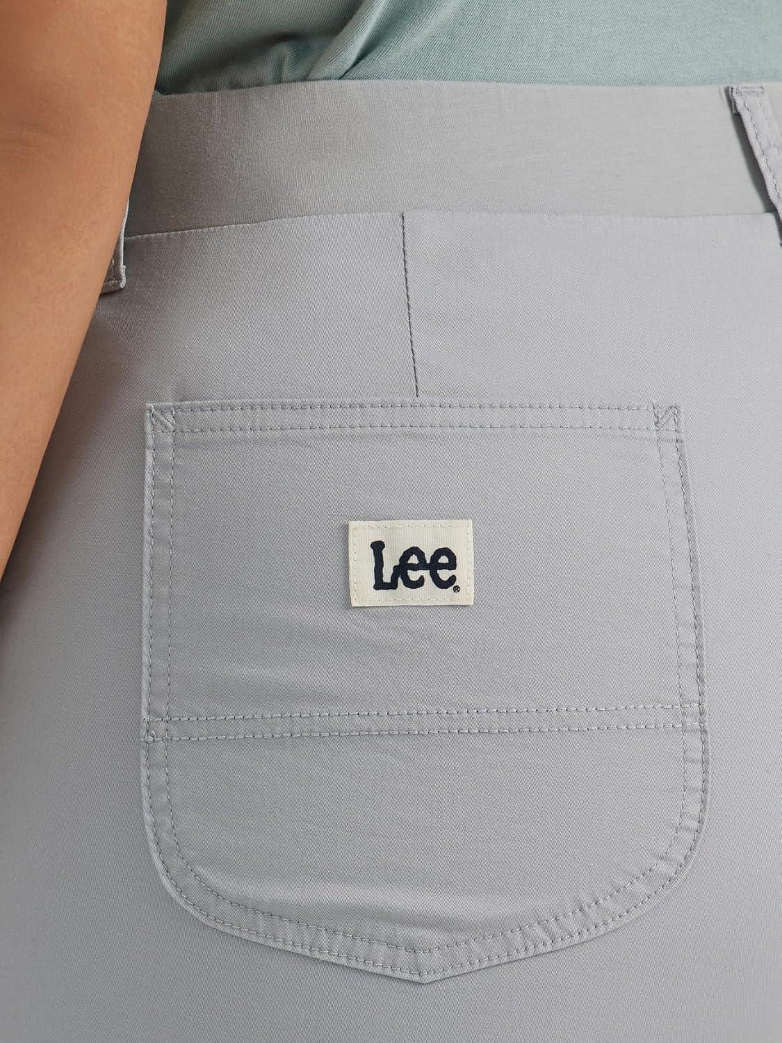 imageLee Womens Plus Size Ultra Lux Comfort with Flextogo Utility Bermuda ShortMaterial Gray