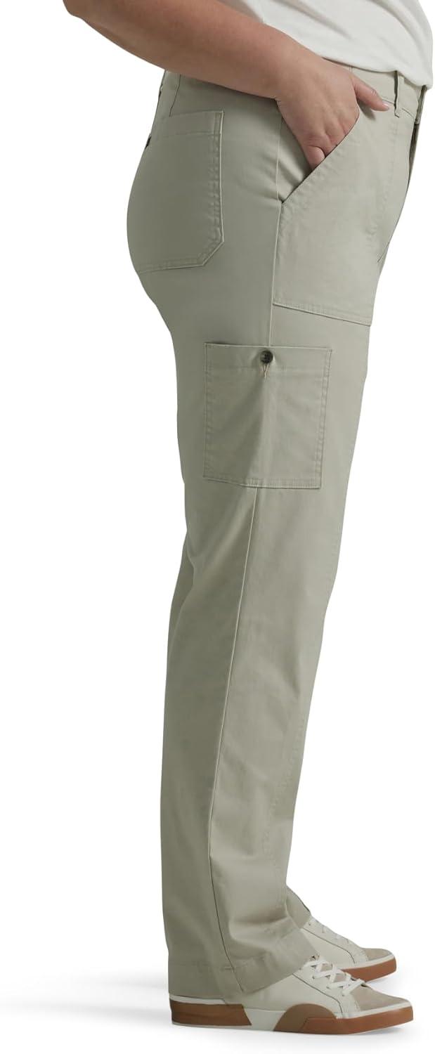 imageLee Womens Plus Size Ultra Lux Comfort with Flextogo Utility PantSalina Stone