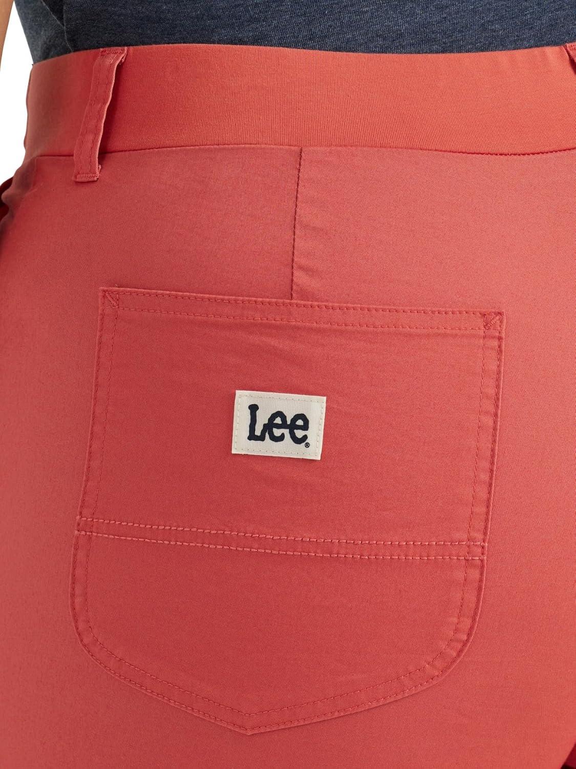 imageLee Womens Plus Size Ultra Lux Comfort with Flextogo Utility Skimmer Capri PantPoppy