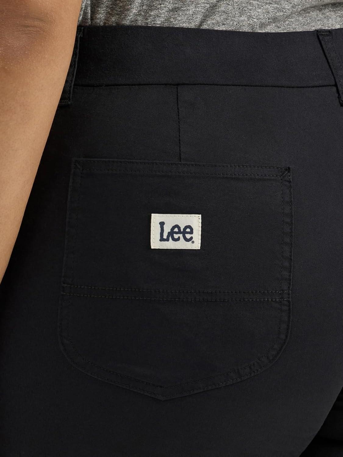 imageLee Womens Plus Size Ultra Lux Comfort with Flextogo Utility Skimmer Capri PantUnionall Black