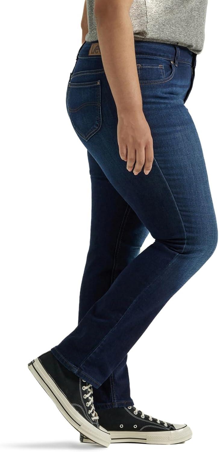 imageLee Womens Regular Fit Straight Leg JeanNightshade