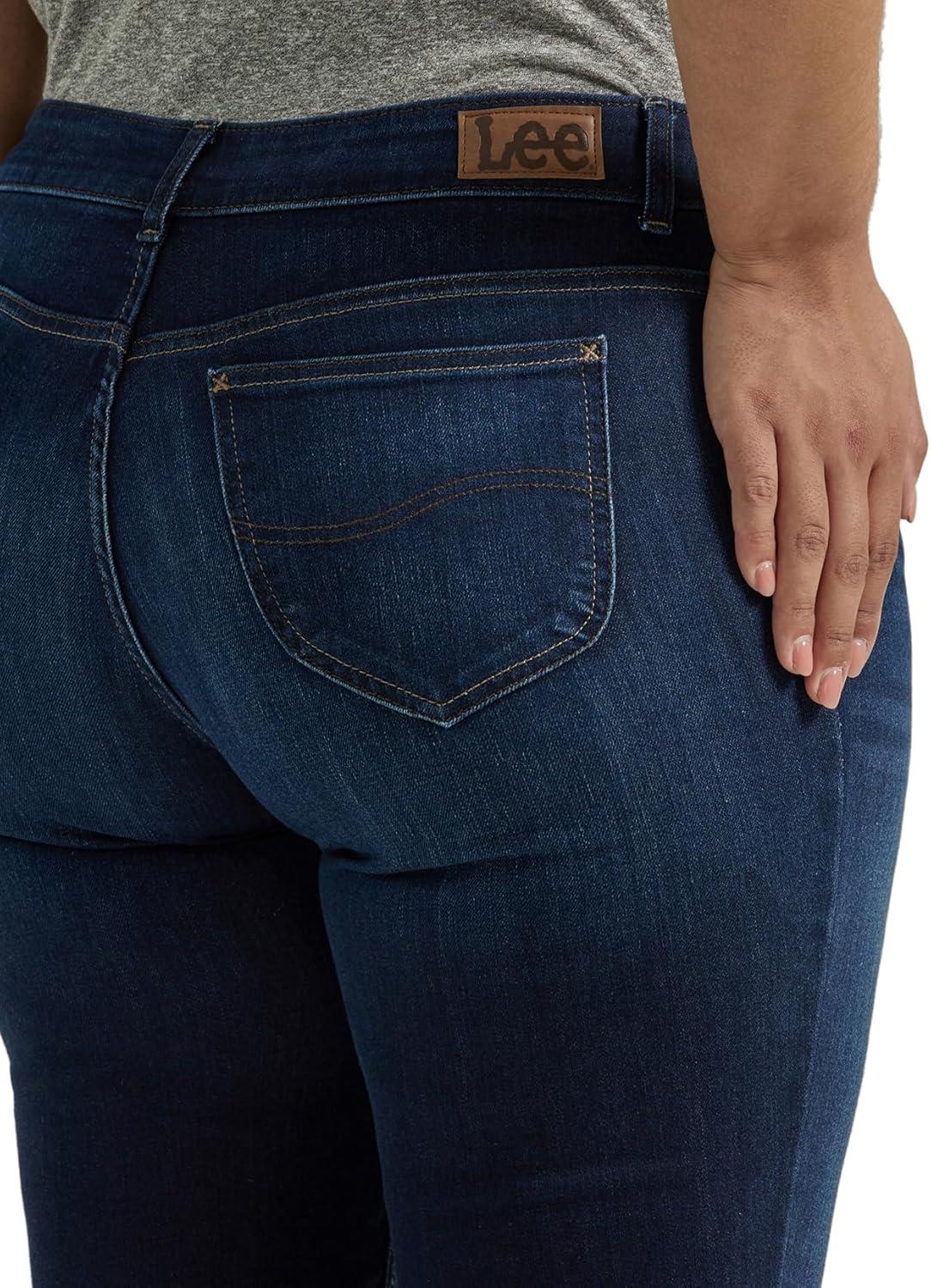imageLee Womens Regular Fit Straight Leg JeanNightshade
