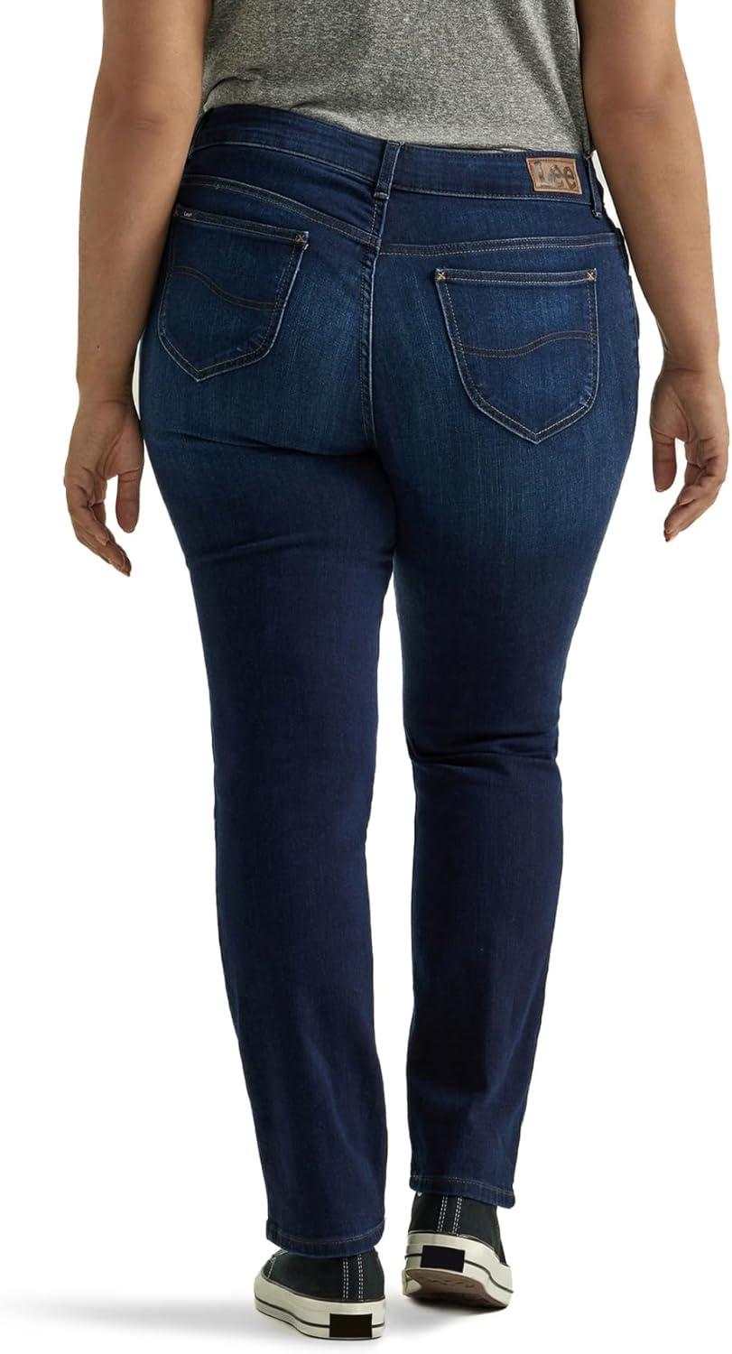 imageLee Womens Regular Fit Straight Leg JeanNightshade