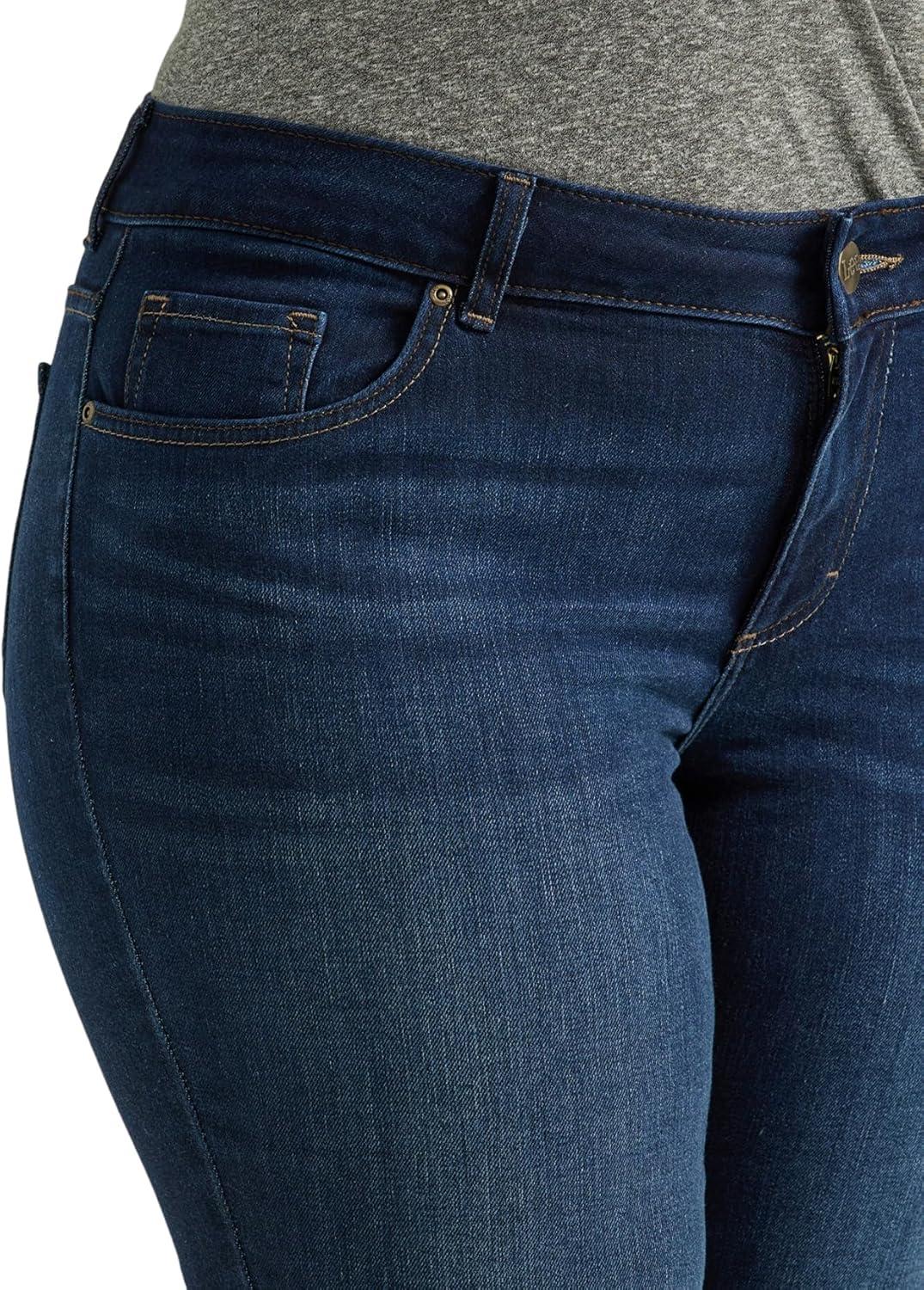 imageLee Womens Regular Fit Straight Leg JeanNightshade