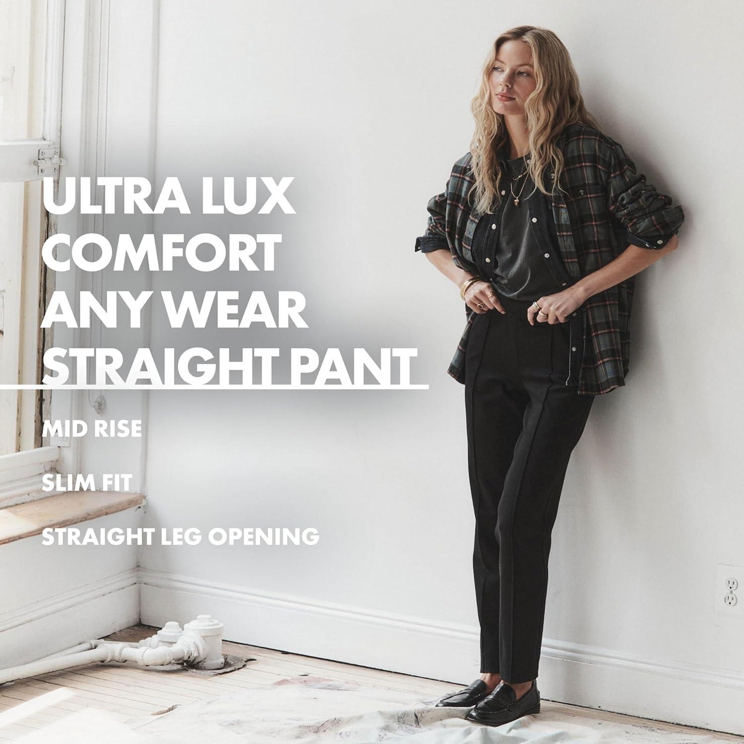 imageLee Womens Ultra Lux Comfort Any Wear Straight Leg PantEmperor Navy