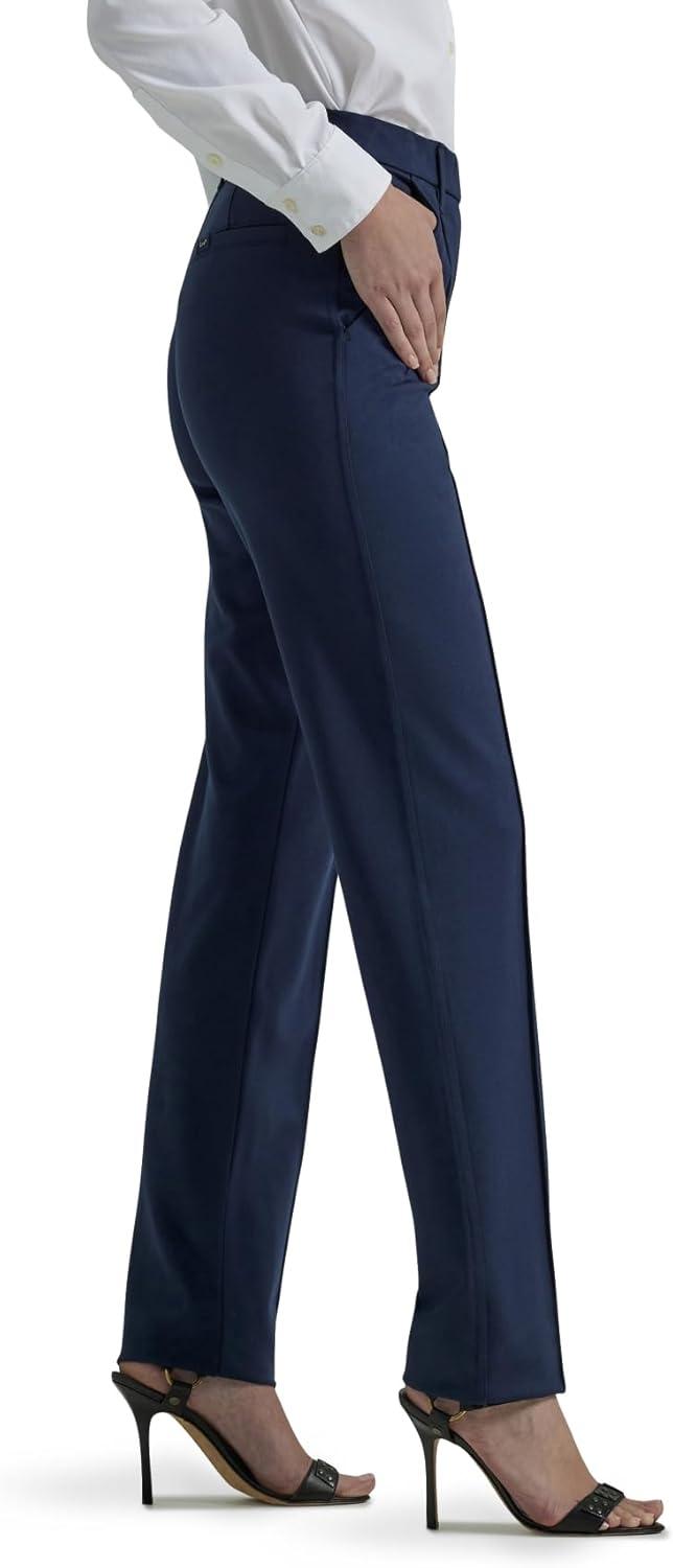 imageLee Womens Ultra Lux Comfort Any Wear Straight Leg PantEmperor Navy