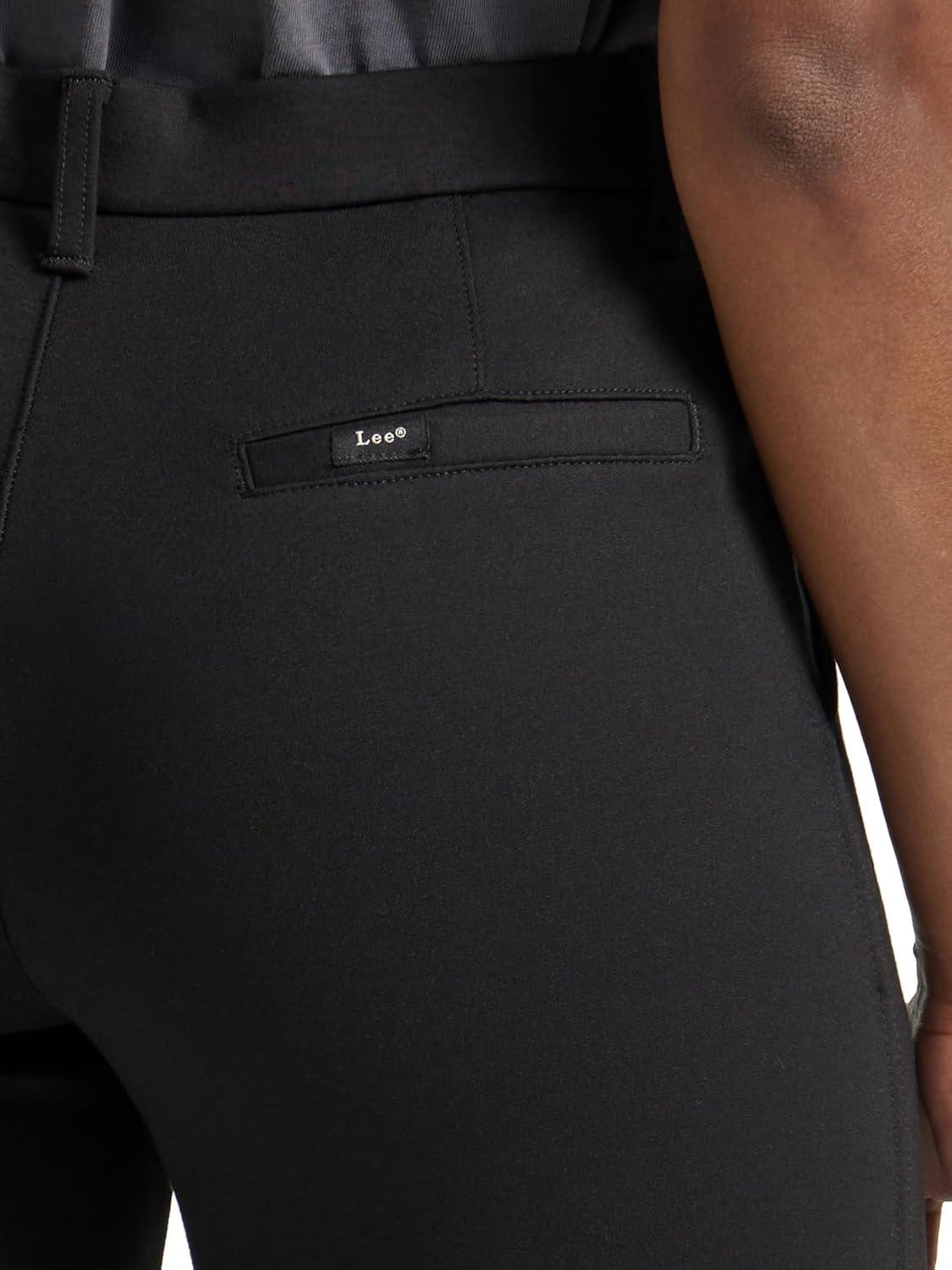 imageLee Womens Ultra Lux Comfort Any Wear Straight Leg PantUnionall Black