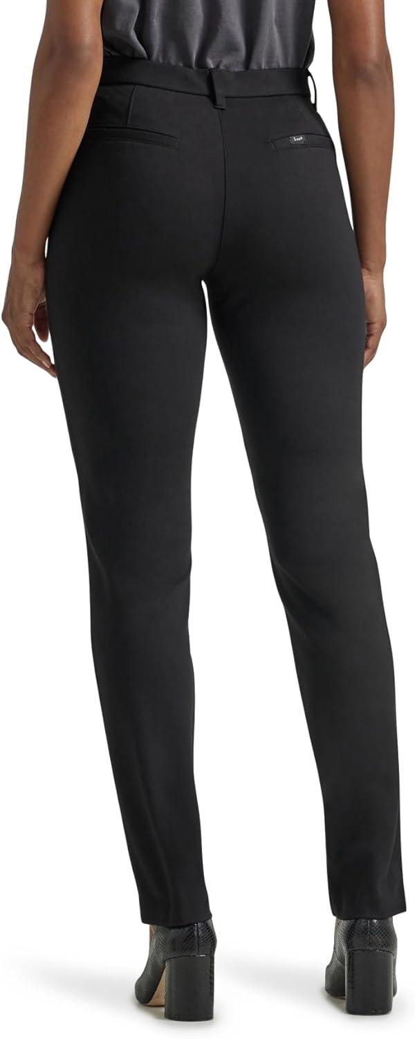 imageLee Womens Ultra Lux Comfort Any Wear Straight Leg PantUnionall Black
