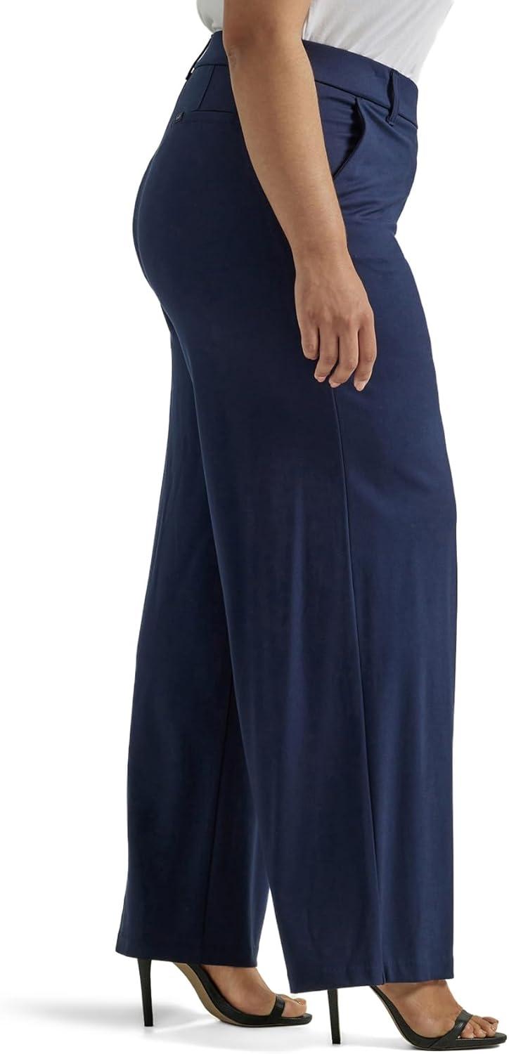 imageLee Womens Ultra Lux Comfort Any Wear Wide Leg PantEmperor Navy