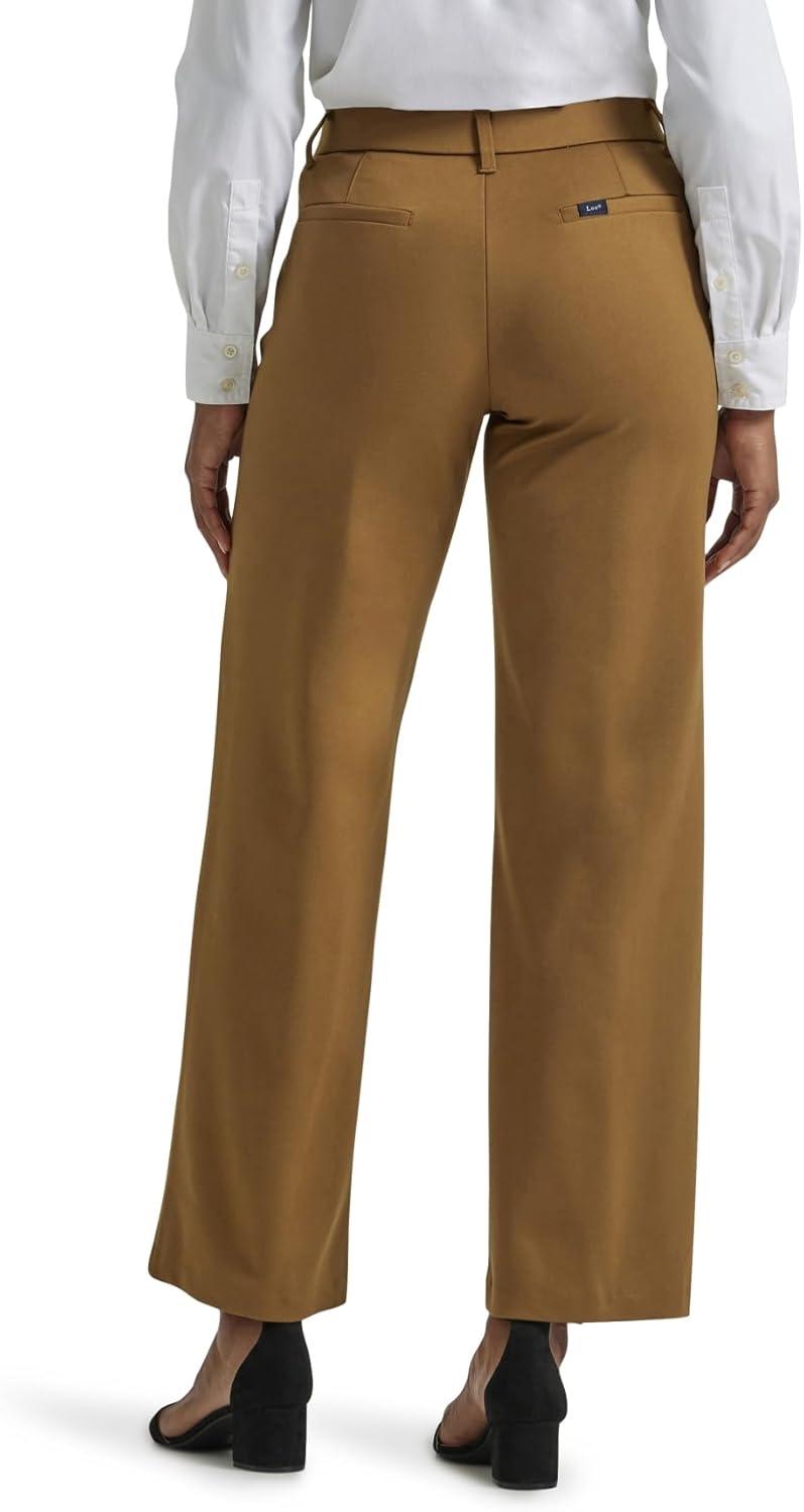 imageLee Womens Ultra Lux Comfort Any Wear Wide Leg PantTumbleweed